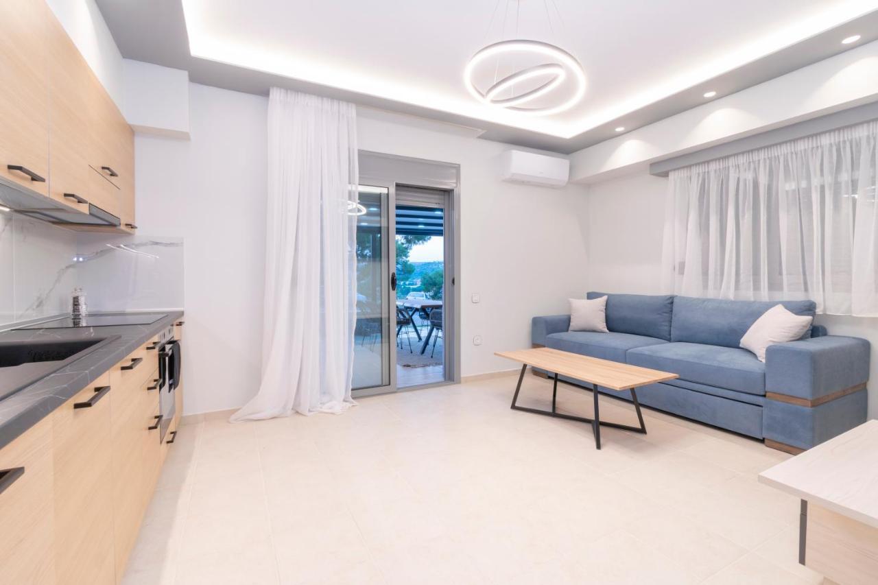 Sithoniars Luxury Ground Floor Apartment With Private Garden Neos Marmaras Ngoại thất bức ảnh