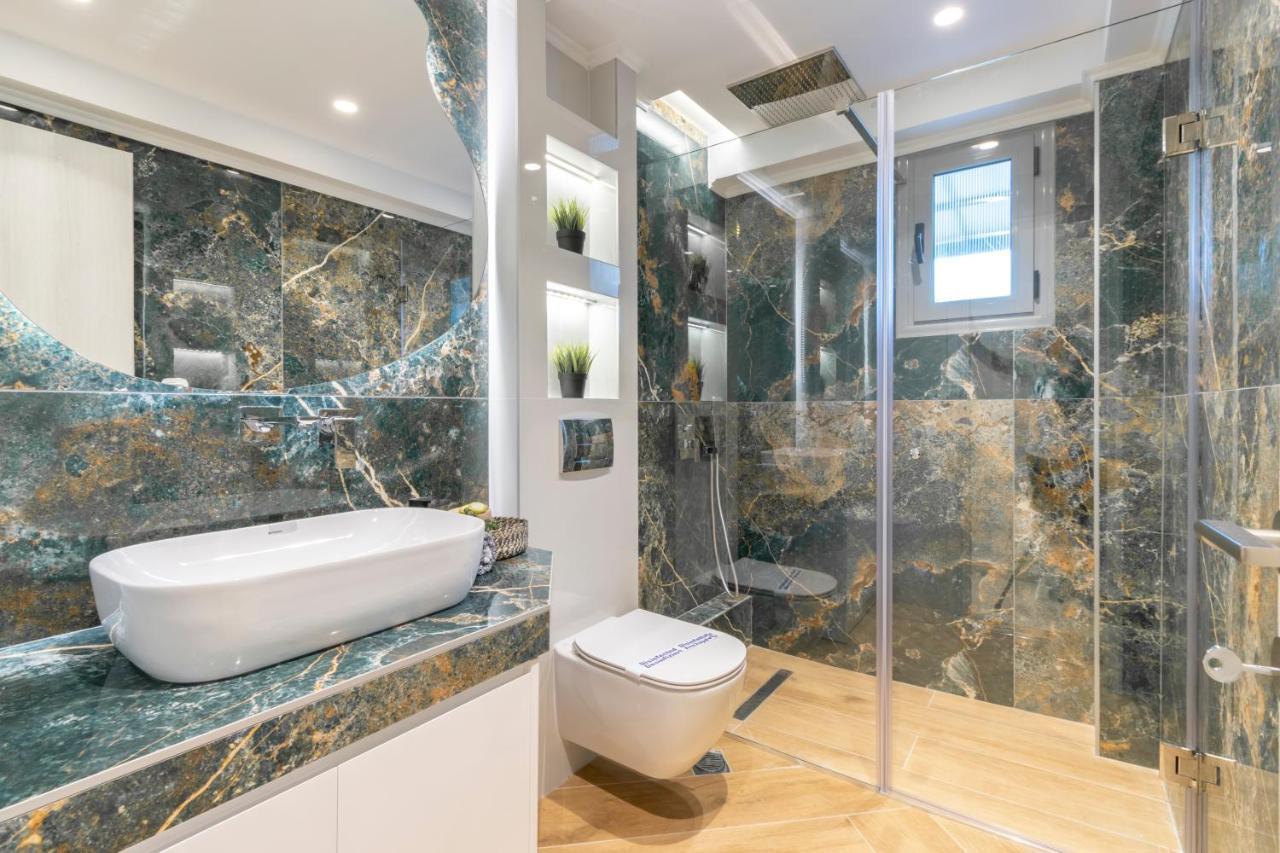 Sithoniars Luxury Ground Floor Apartment With Private Garden Neos Marmaras Ngoại thất bức ảnh