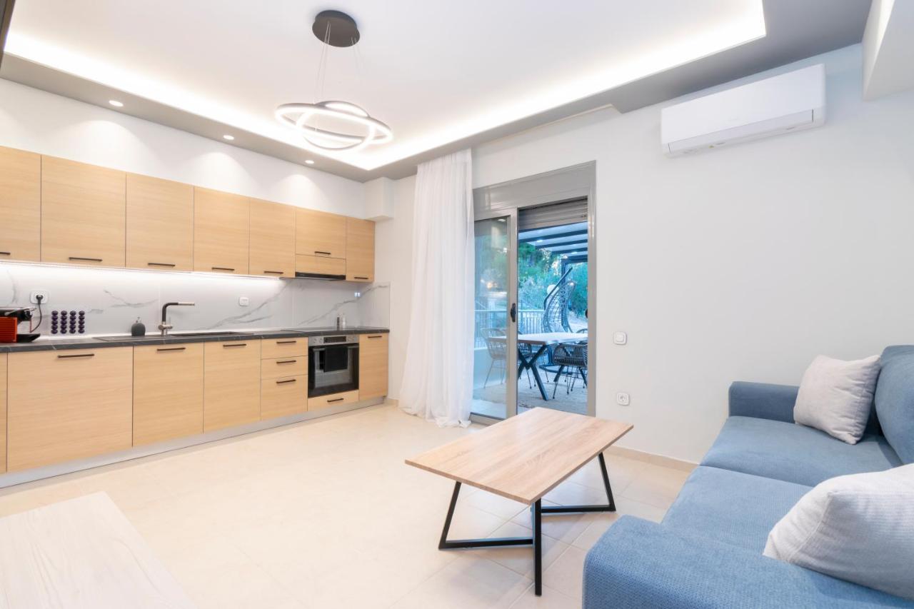 Sithoniars Luxury Ground Floor Apartment With Private Garden Neos Marmaras Ngoại thất bức ảnh