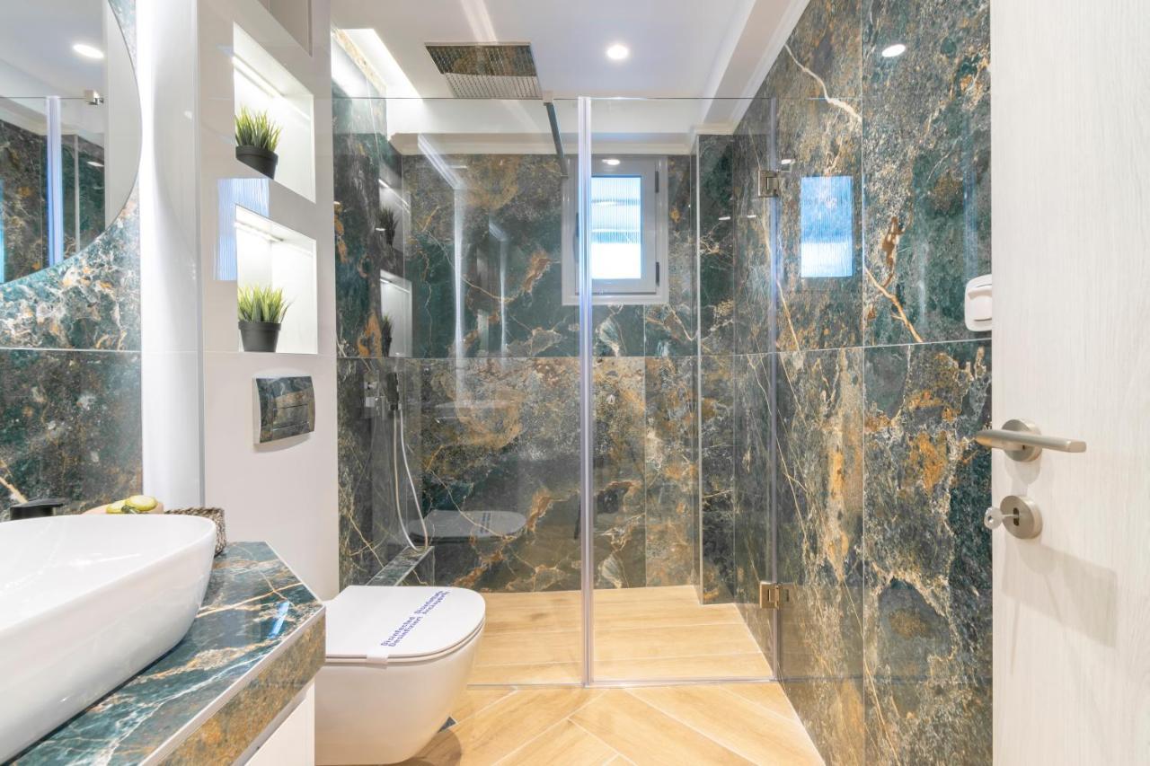 Sithoniars Luxury Ground Floor Apartment With Private Garden Neos Marmaras Ngoại thất bức ảnh