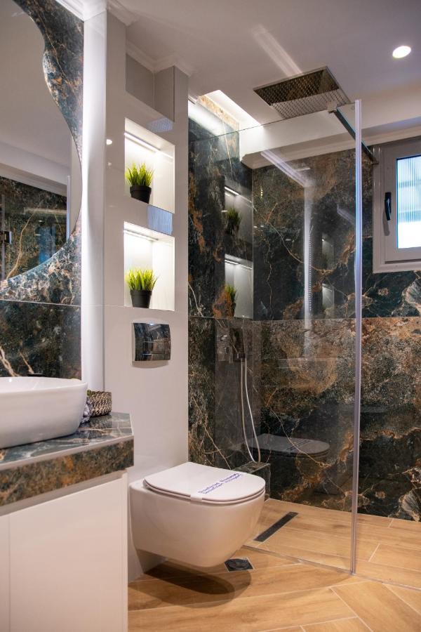Sithoniars Luxury Ground Floor Apartment With Private Garden Neos Marmaras Ngoại thất bức ảnh