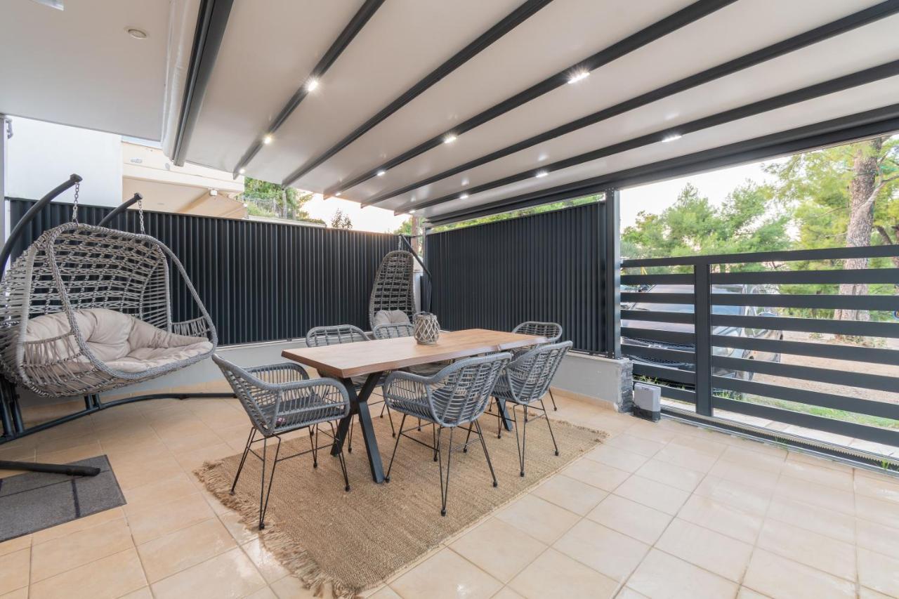 Sithoniars Luxury Ground Floor Apartment With Private Garden Neos Marmaras Ngoại thất bức ảnh