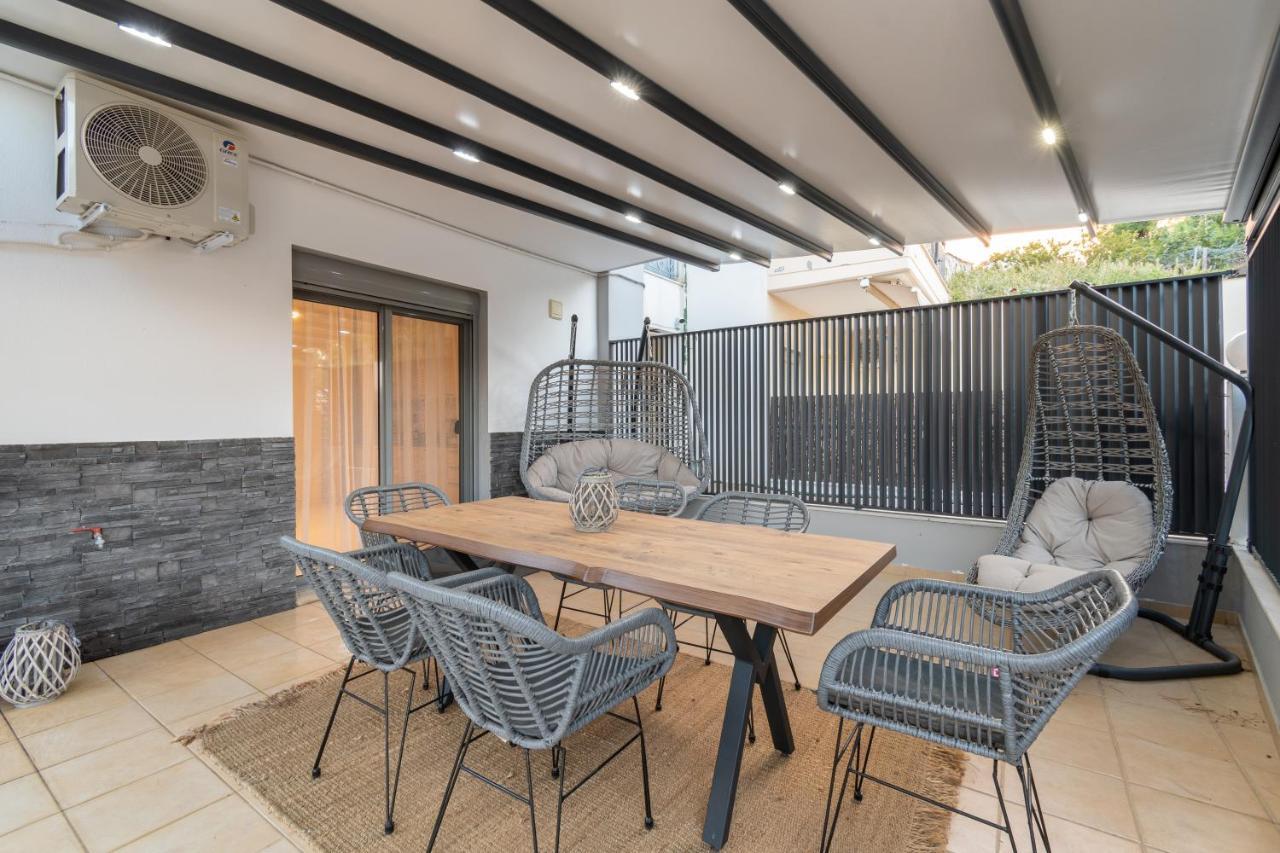 Sithoniars Luxury Ground Floor Apartment With Private Garden Neos Marmaras Ngoại thất bức ảnh